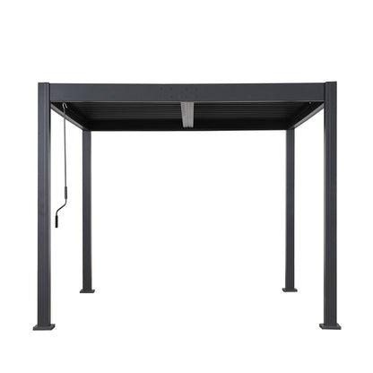 Byron 10' x 10' Adjustable Louvered Outdoor Pergola