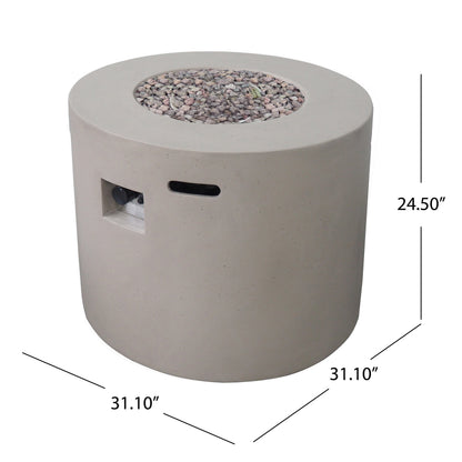 31" Round MGO Propane Fire Pit - 40,000 BTU