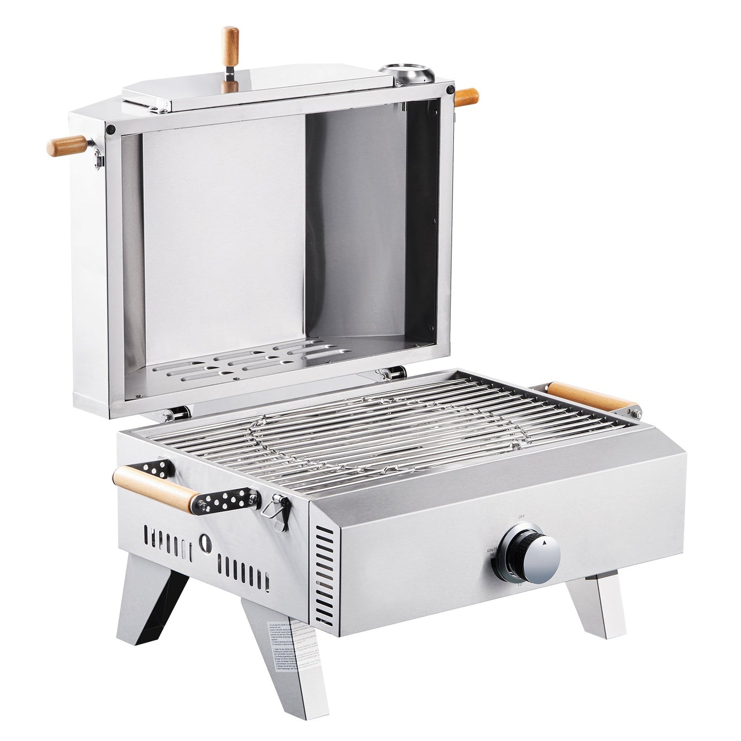 13" Outdoor Gas Pizza Oven & Grill with Cordierite Stone