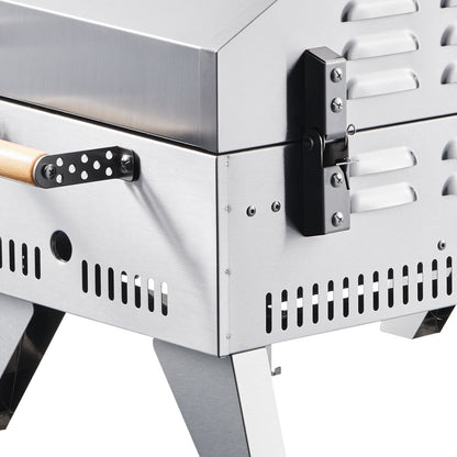 13" Outdoor Gas Pizza Oven & Grill with Cordierite Stone