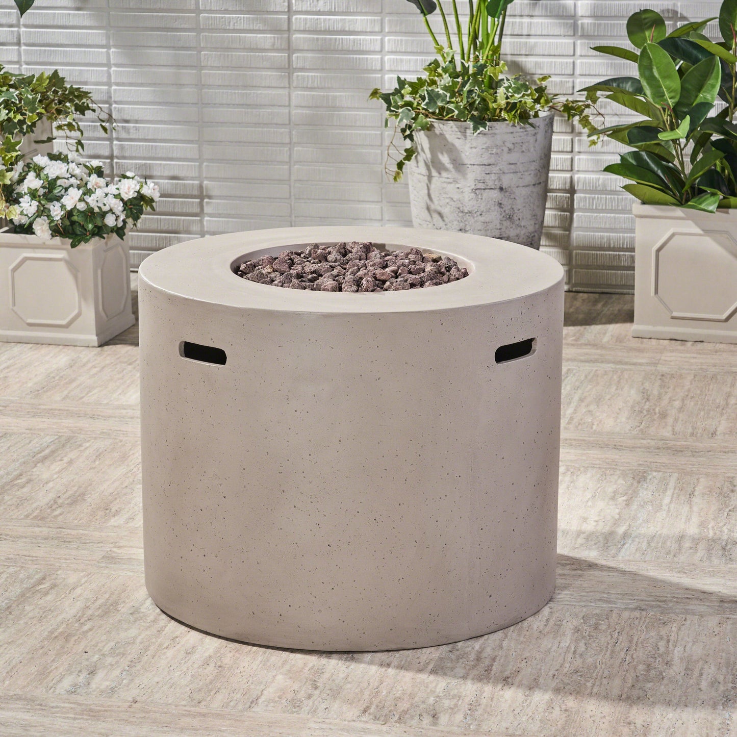 31" Round MGO Propane Fire Pit - 40,000 BTU