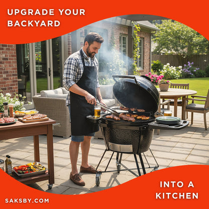 Primo Oval XL 400 All-In-One Kamado Charcoal Grill